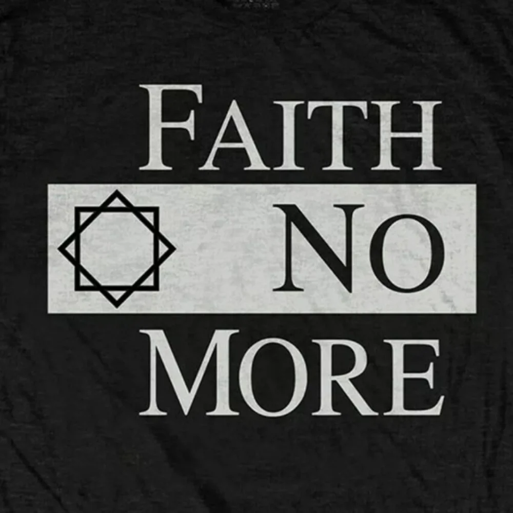Faith No More Classic Black & White Logo Shirt - Picture 3 of 3